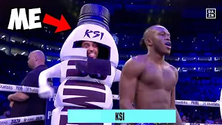 SNEAKING Into KSI's Boxing Match (In the ring)