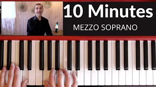 10 Minute Vocal Warm Up - Do This Before You Sing - Mezzo Soprano