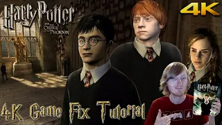 Harry Potter and the Order of the Phoenix PC 'How to fix game and play in 4K' Guide