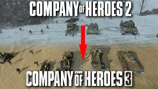 Big changes to micro(management) going from COH2 to COH3