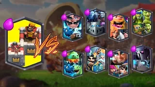 KING TOWER TEAM VS ALL TEAMS | CLASH ROYALE TEAM CHALLENGE