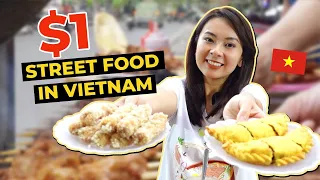 Street Foods Under $1 in Hanoi, Vietnam - Street Food Dollar Menu