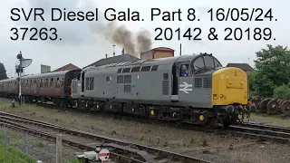 37263, 20142 & 20189. Diesel Gala, Kidderminster, 16/05/24 - pt8.