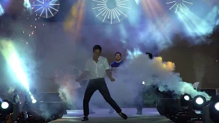 Camsur Governor Migz Villafuerte surprise dance number at the opening of 2017 Kaogma Festival