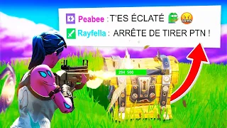 J'ai TROLLÉ et fais RAGER mon LIVE Fortnite... (des rageux m'insultent)