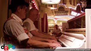 Ragtime Robert Impromptu Duet with Robby - Coke Corner - Disneyland