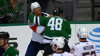Stars vs. Panthers erupts with six fights, 138 combined penalty minutes