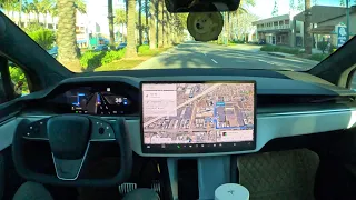 Tesla double U-turn on FSD v12.3