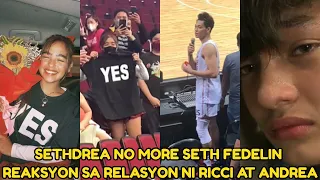 Seth Fedelin NAG-POST sa INSTAGRAM Matapos Sagutin ni Andrea Brillantes si Ricci Rivero #SethDrea