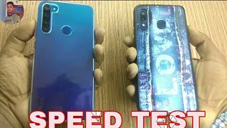 REDMI NOTE 8 vs GALAXY A20 SPEED TEST