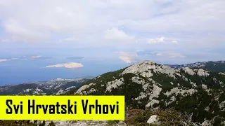 Veliki Zavižan, Velebit, 1676m - planinarenje [76. VRH iz serijala SVI HRVATSKI VRHOVI] 4K