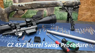 CZ 457 Barrel Change Procedure