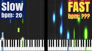 Every Musical Tempo in Synthesia