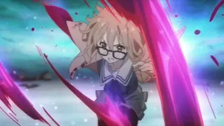 Anime fight / everything black/ beyond the boundary fight