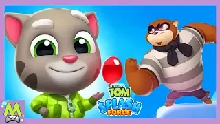 Говорящий Том Всплеск Силы/Talking Tom Splash Force.Все Герои Новой Игры против Банды Енотов