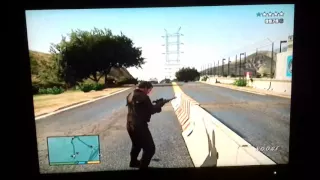 Grand Theft Auto V Michael's special ops 5 stars government facility shootout.