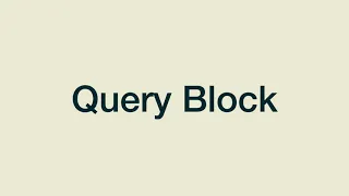 [FSE] Full-Site Editing Preview: Introduction to the Query Block