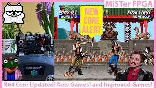 MiSTer FPGA New Core Today! New Working Games + Improved Games + Viewer Requests!