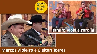 ESPECIAL MARCOS VIOLEIRO E CLEITON TORRES + RAMIRO VIÓLA E PARDINI (SERTANEJA RAIZ ) TVE SÃO CARLOS