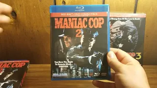 Maniac Cop 1 2 3 blu-ray unboxing