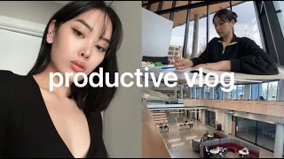 STUDY VLOG: Productive days, lots of studying, CS student daily life, club event, trying to catch up