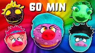 Play-Doh Drill N Fill Compilation Hour Long (60 Min)! Trolls, Poppy, Moana, Bergen Chef, Ursula!