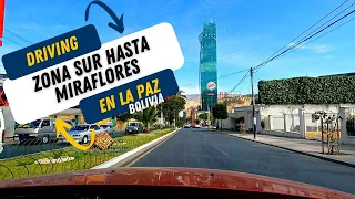 DRIVING en LA PAZ Bolivia | Avenida Ballivián a la Plaza Villarroel 2022