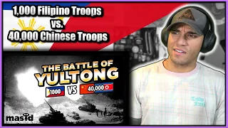 1,000 Filipino Troops take on 40,000 Chinese Troops! (Marine reacts)