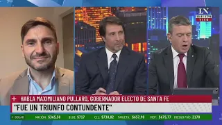 La palabra de Pullaro tras arrasar en Santa Fe, en el pase con Eduardo Feinmann y Pablo Rossi