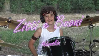 Zitti e Buoni - Måneskin - Drum Cover (8 y.o. drummer)