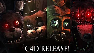 [C4D/FNAF] Shattered Animatronics Release!