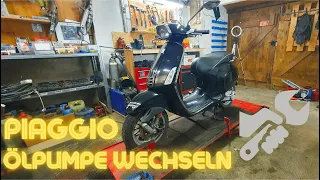 Piaggio Ölpumpe wechseln und entlüften Tph Nrg Runner Sfera zip vespa @sirkenny1