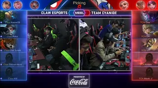 Mesl2019 Team Cyanide vs Claw Esport (Game1)