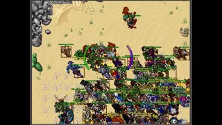 Tibia War Lobera Army Airdrop vs Godslayer Ankrahmun Battle 2024-01-13