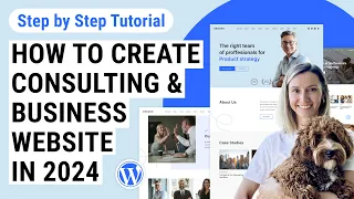 How to Create a Consulting & Business Website in 2024 | Denaro Consulting WordPress Theme