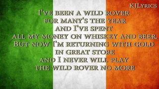 The Dubliners - Wild Rover(Lyric video)