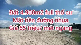 (Đã bán) đất thổ cư 110mx70m giá tốt | nhà đất đồng tháp