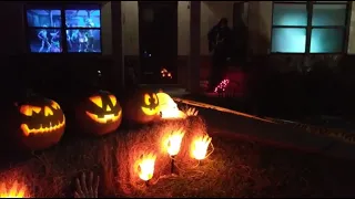 Halloween 2018 - Using AtmosFX AtmosFEARfx projections!