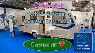 CARAVELAIR ARTICA 496 Family - Caravan Salon 2021 Düsseldorf - Familien-Wohnwagen