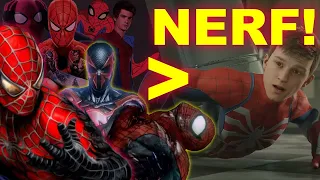 PETER OBJECTIVELY GOT NERFED IN INSOMNIAC'S SPIDERMAN 2!!!