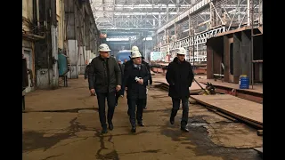 Сергей Фургал посетил Хабаровский судостроительный завод