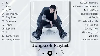 JUNGKOOK [BTS] Playlist Music - Solo and Cover - 2023 Update | 정국 플레이리스트 - 솔로 및 커버 - 2023 업데이트