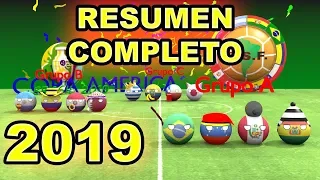 Resumen Copa America 2019 - Countryballs 3D animación