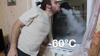 Opening A Window At  -60°C /-76°F In Russia