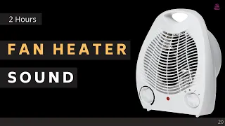 White Noise Electric Fan Heater #1 | ASMR Soothing Sound For a Warm Perfect Sleep | 2 Hours
