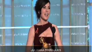 Julianna Margulies Wins Best Actress TV Series Drama - Golden Globes 2010