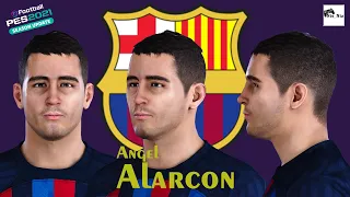 Angel Alarcon Face Build | PES 2021 | PES 2020 | FC Barcelona | NisNiz Channel