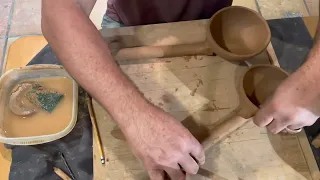 Pottery ladle making part one