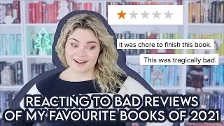 reacting to negative reviews of my favourite books of 2021!