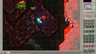 Tibia - Antica Server - Killing Hellhound Boss (Kerberos)